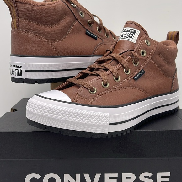 Converse Men’s CTAS MALDEN STREET BOOT MID BEAR NAP/TOADSTOOL TAN/WHITE A08561C - Picture 11 of 16